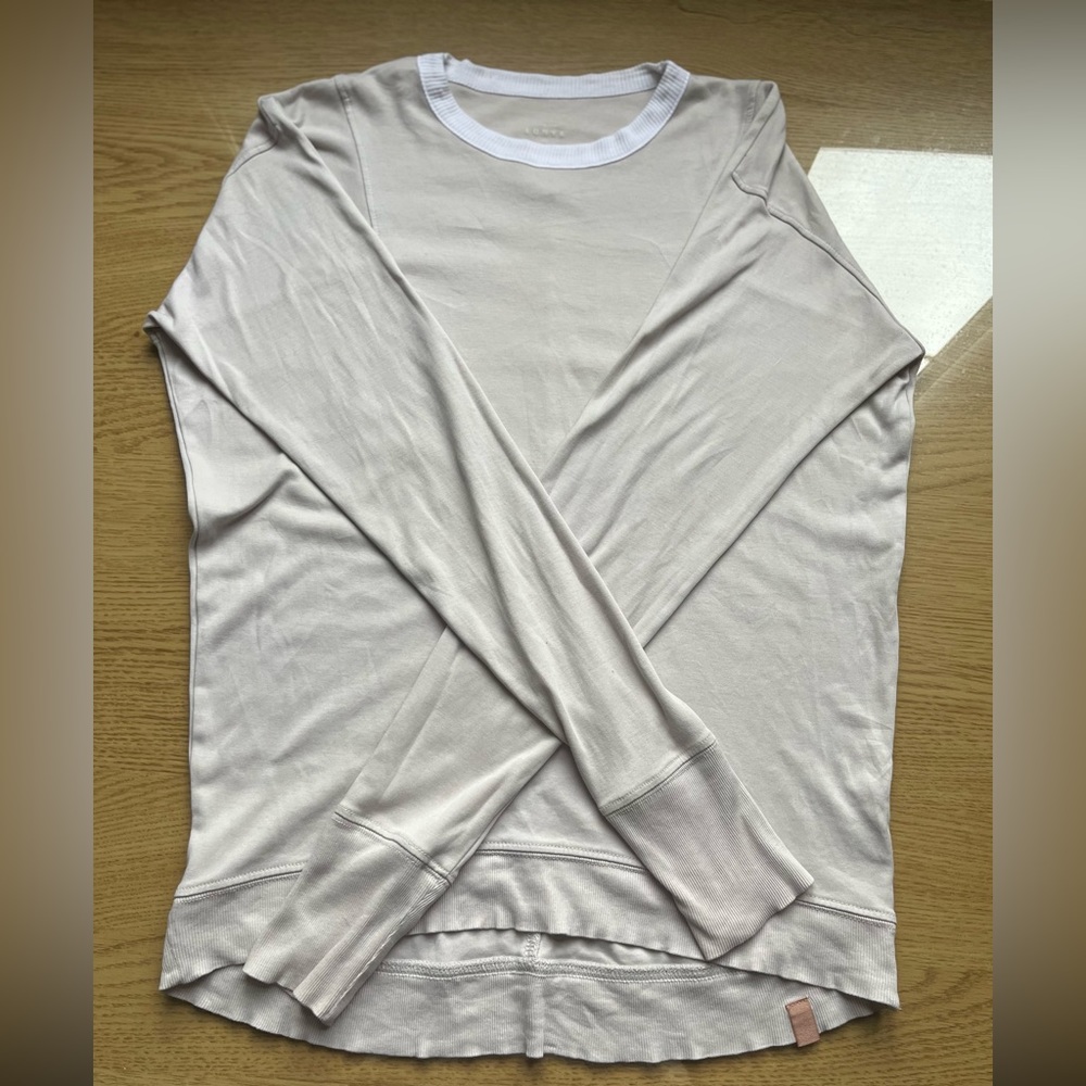 Lunya 100% Organic Cotton Long sleeved Top Sz X-Small - Picture 13 of 13
